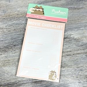NEW✨ Pusheen Cat Movie Checklist Notepad Winter 2021 Subscription Box Exclusive